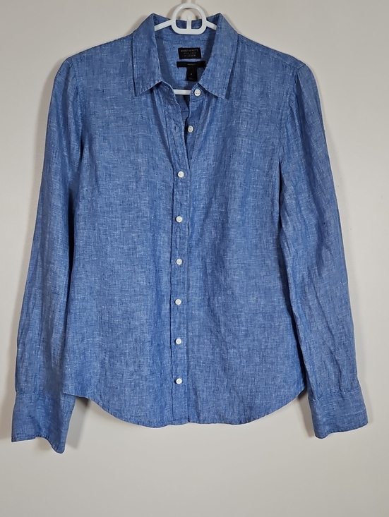 J Crew Baird McNutt Tops - J Crew Baird McNutt 100% Irish Linen Chambray Button Up Long Sleeve SZ 8